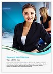 Business woman Editable Template