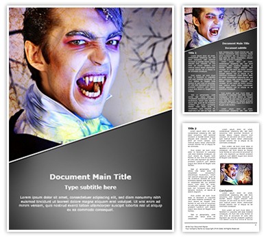 vampire Editable Word Template