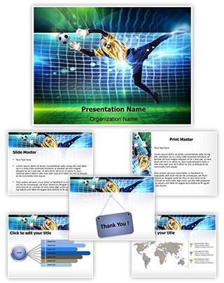 Soccer Goalkeeper Editable PowerPoint Template
