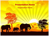 African Wildlife Editable PowerPoint Template