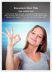 Approval Gesture Editable PowerPoint Template