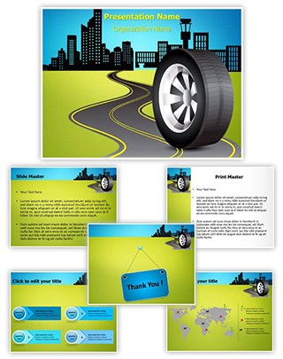 Automobile and Transportation Editable PowerPoint Template