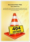 404 Error Editable Template