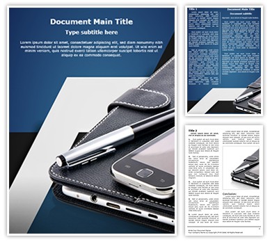 Agenda Editable Word Template