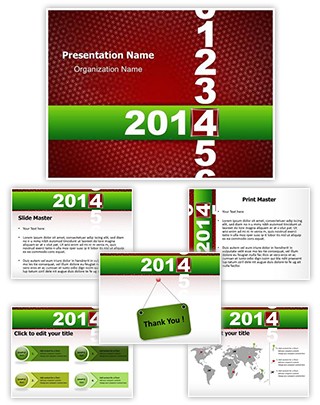 Calender New Year Editable PowerPoint Template