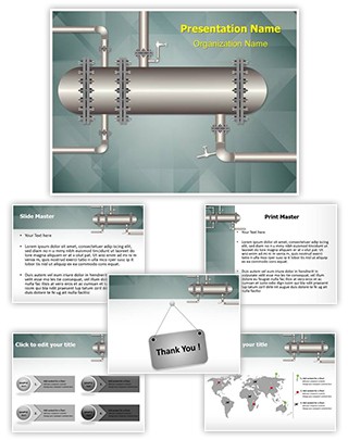 Apparatus Cooling Heating Editable PowerPoint Template