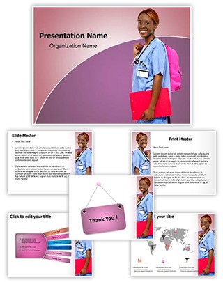 Nursing Education Editable PowerPoint Template