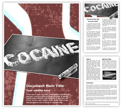 Cocaine Editable Word Template