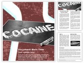 Cocaine Editable PowerPoint Template