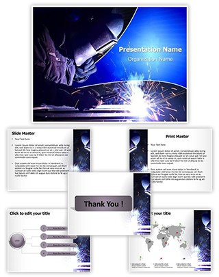 Welding Electrodes Editable PowerPoint Template