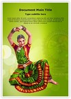 Bharatanatyam Editable Template