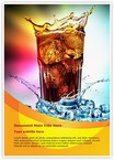 Overflowing Drink Editable Template