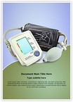 Blood Pressure Monitor Editable Template