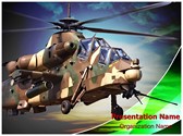 Attack helicopter Editable PowerPoint Template