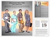 Different Occupations Editable PowerPoint Template