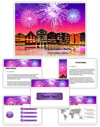 Celebration Eve Abstract Editable PowerPoint Template