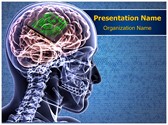 Brain Biochip Editable PowerPoint Template