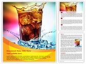 Overflowing Drink Editable PowerPoint Template