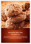Chocolate Cookies Editable Template