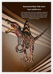 Carnivore Dinosaur Editable PowerPoint Template