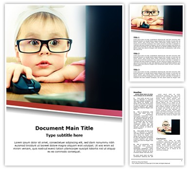 Cute Child Development Editable Word Template