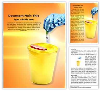 Disposal Editable Word Template