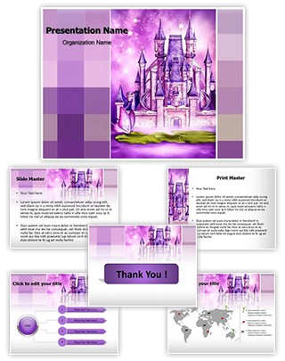 Fairytale castle Editable PowerPoint Template
