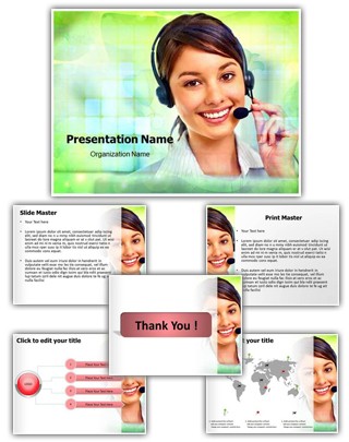 Customer Support Editable PowerPoint Template