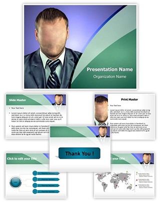 Manager Hidden Identity Editable PowerPoint Template