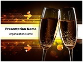 Cheers Flutes Editable PowerPoint Template