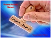 Export Import Editable PowerPoint Template