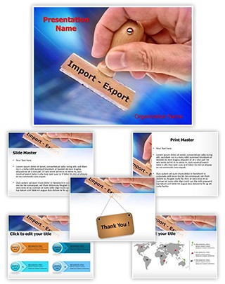 Export Import Editable PowerPoint Template