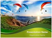 Paragliding Training Editable PowerPoint Template