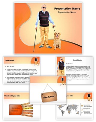 Blindness Editable PowerPoint Template