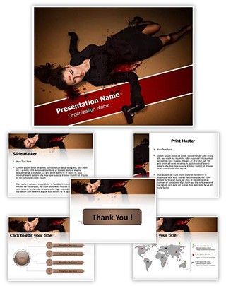 Agent Dead Editable PowerPoint Template