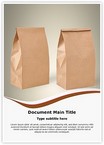 Paper Bag Editable Template