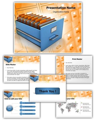 Data Management Editable PowerPoint Template