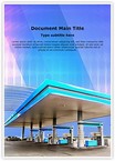 Gasoline Station Editable Template