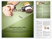 Smoking Addiction Editable PowerPoint Template