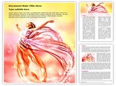 Beautiful girls Editable PowerPoint Template