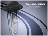 Black Cloud Editable PowerPoint Template