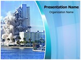 Building Collapse Editable PowerPoint Template