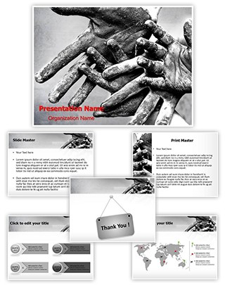 Child Labor Editable PowerPoint Template