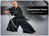 kendo Warrior Editable PowerPoint Template