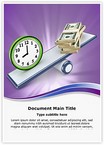 Time and Money Balance Editable Template