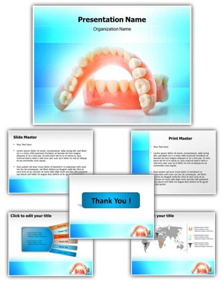 Dental Casting Editable PowerPoint Template