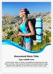 Traveling Backpack Editable Template