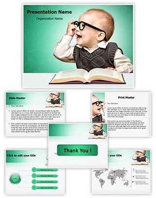 Genius Child Editable PowerPoint Template