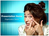 Acne Pimple Editable PowerPoint Template