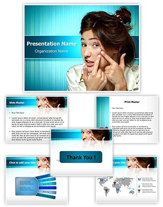 Acne Pimple Editable PowerPoint Template